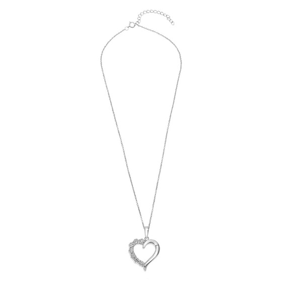 Sterling Silver Heart Necklace - Picture 7 of 7